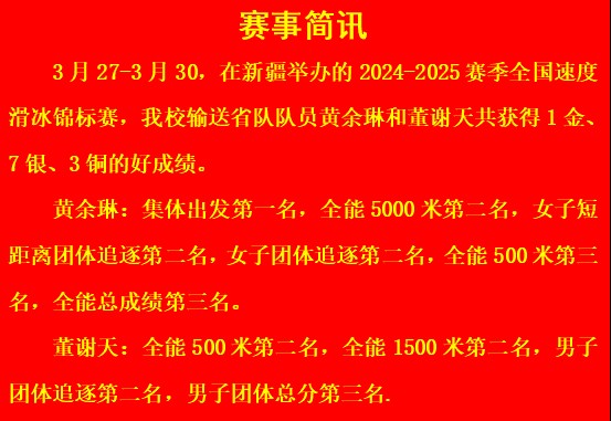 赛事简讯